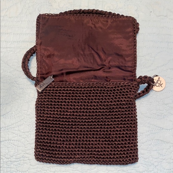 The Sak Brown Crochet Crossbody Bag - Picture 4 of 6